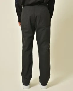 La Piscine Paris Pantalon en coton mélangé à pinces Daniele Alessandrini*Homme Pantalons