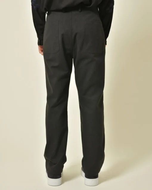 La Piscine Paris Pantalon en coton mélangé à pinces Daniele Alessandrini*Homme Pantalons