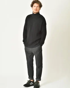 La Piscine Paris Pantalon en coton mélangé à rayures Ixos*Homme Pantalons