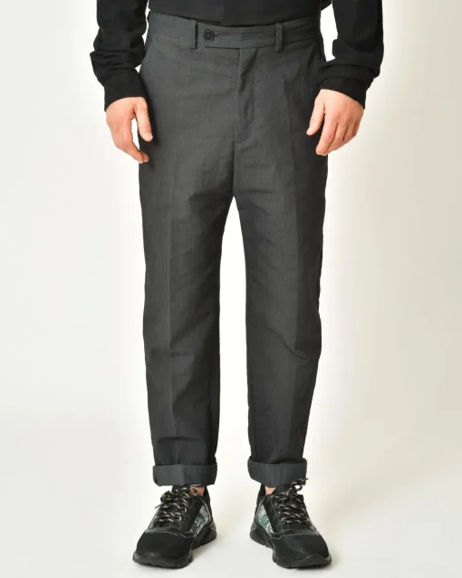 La Piscine Paris Pantalon en coton mélangé à rayures Ixos*Homme Pantalons