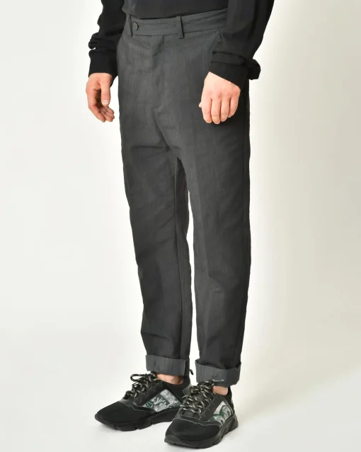 La Piscine Paris Pantalon en coton mélangé à rayures Ixos*Homme Pantalons