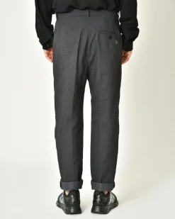 La Piscine Paris Pantalon en coton mélangé à rayures Ixos*Homme Pantalons