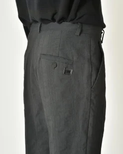La Piscine Paris Pantalon en coton mélangé à rayures Ixos*Homme Pantalons