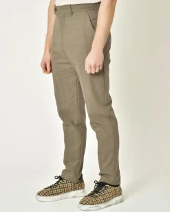 La Piscine Paris Pantalon en coton mélangé texturé Ixos*Homme Pantalons