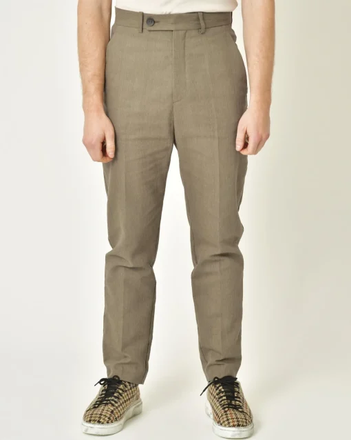 La Piscine Paris Pantalon en coton mélangé texturé Ixos*Homme Pantalons