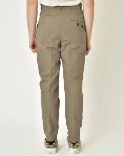 La Piscine Paris Pantalon en coton mélangé texturé Ixos*Homme Pantalons