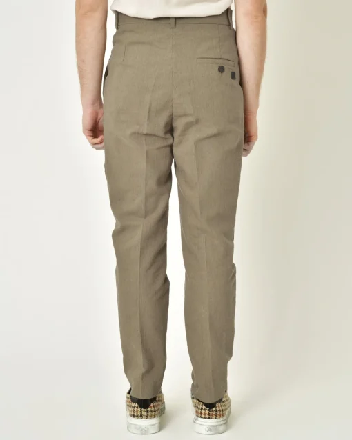 La Piscine Paris Pantalon en coton mélangé texturé Ixos*Homme Pantalons