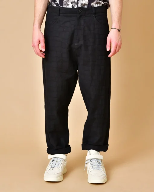 La Piscine Paris Pantalon en coton Nostra Santissima*Homme Pantalons