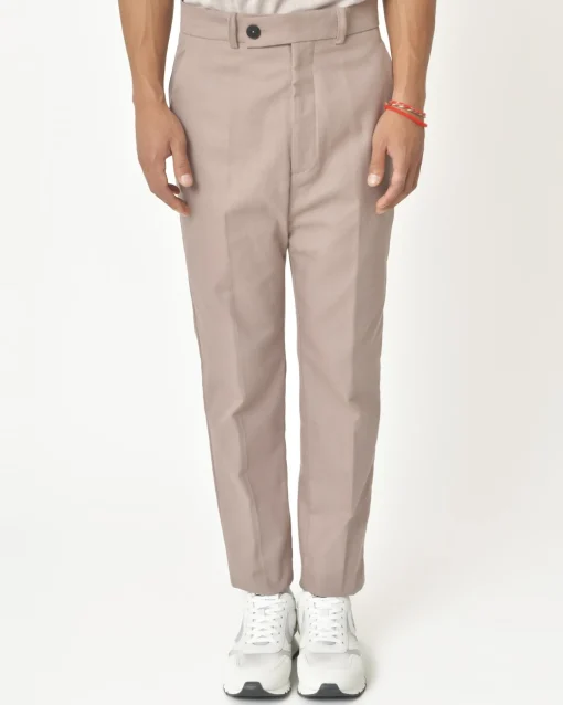 La Piscine Paris Pantalon en coton coupe droite Ixos*Homme Pantalons