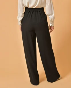 La Piscine Paris Pantalon en crêpe à empiècement Edward Achour*Femme Pantalons|Bas Femme