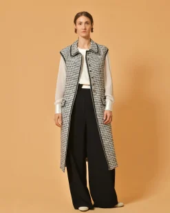 La Piscine Paris Pantalon en crêpe à empiècement Edward Achour*Femme Pantalons|Bas Femme