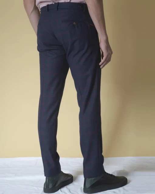 La Piscine Paris Pantalon en laine à carreaux Cruna*Homme Pantalons