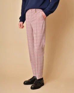 La Piscine Paris Pantalon en laine à carreaux Lords & Fools*Homme Pantalons
