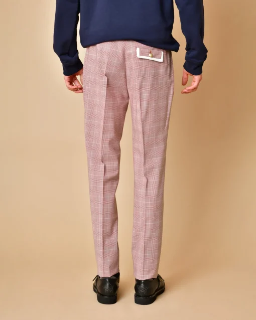 La Piscine Paris Pantalon en laine à carreaux Lords & Fools*Homme Pantalons