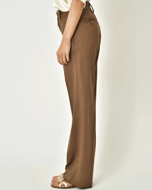 La Piscine Paris Pantalon en laine à coutures apparentes Malloni*Femme Pantalons|Bas Femme