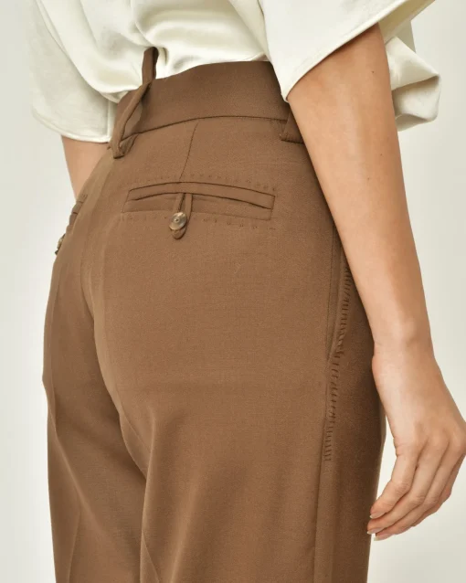 La Piscine Paris Pantalon en laine à coutures apparentes Malloni*Femme Pantalons|Bas Femme