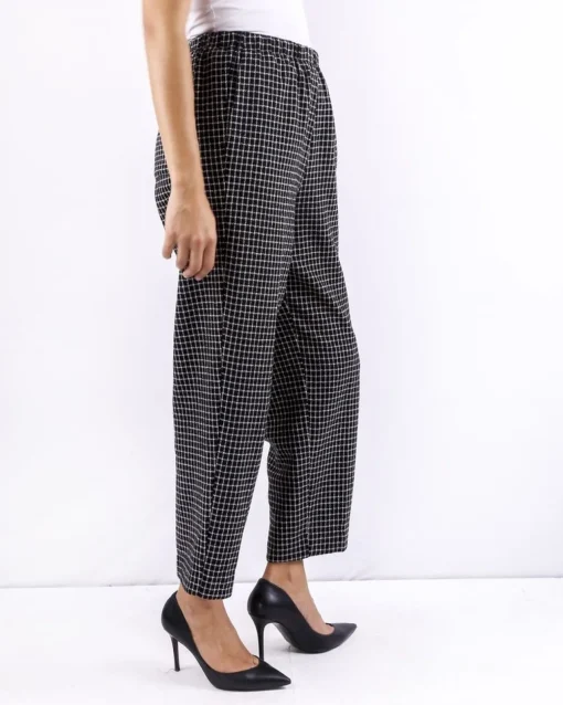 La Piscine Paris Pantalon en laine bicolore à carreaux Forte Forte*Femme Pantalons