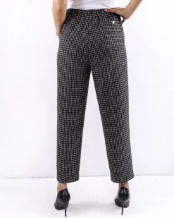 La Piscine Paris Pantalon en laine bicolore à carreaux Forte Forte*Femme Pantalons