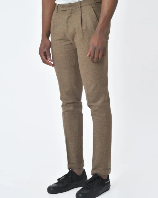 La Piscine Paris Pantalon en laine coupe slim Michael Coal*Homme Pantalons