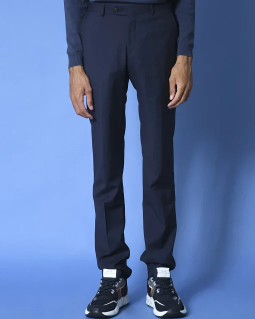 La Piscine Paris Pantalon en laine coupe smoking Pal Zileri*Homme Pantalons