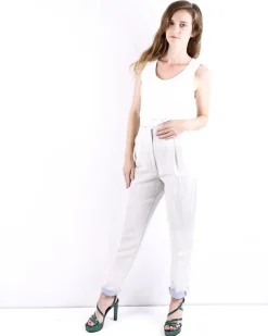 La Piscine Paris Pantalon en laine côtelé délavé Forte Forte*Femme Pantalons