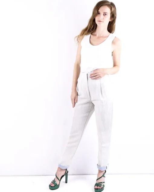 La Piscine Paris Pantalon en laine côtelé délavé Forte Forte*Femme Pantalons