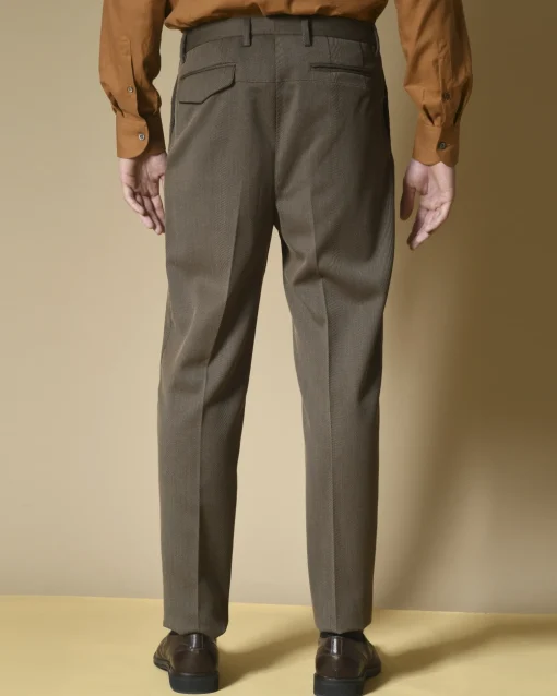 La Piscine Paris Pantalon en laine mélangée à deux plis Gabriele Pasini*Homme Pantalons