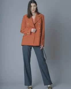 La Piscine Paris Pantalon en laine mélangée Eleventy*Femme Pantalons