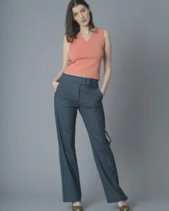 La Piscine Paris Pantalon en laine mélangée Eleventy*Femme Pantalons