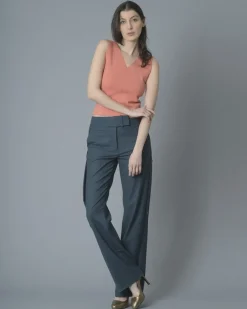 La Piscine Paris Pantalon en laine mélangée Eleventy*Femme Pantalons