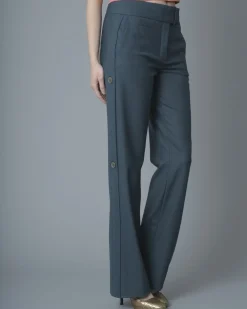 La Piscine Paris Pantalon en laine mélangée Eleventy*Femme Pantalons