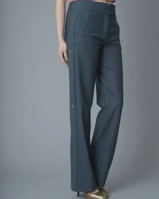 La Piscine Paris Pantalon en laine mélangée Eleventy*Femme Pantalons