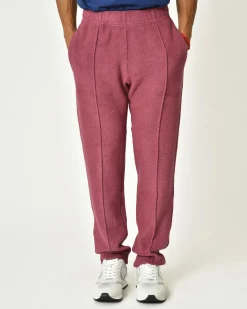 La Piscine Paris Pantalon en laine mélangée framboise Erevan*Homme Pantalons