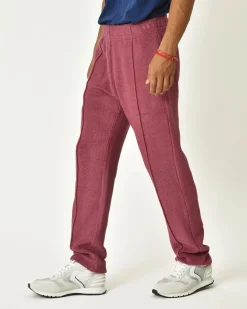 La Piscine Paris Pantalon en laine mélangée framboise Erevan*Homme Pantalons