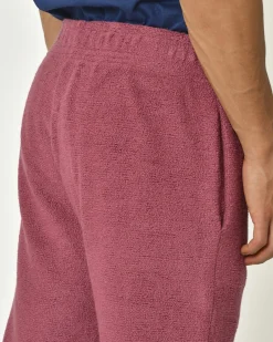 La Piscine Paris Pantalon en laine mélangée framboise Erevan*Homme Pantalons