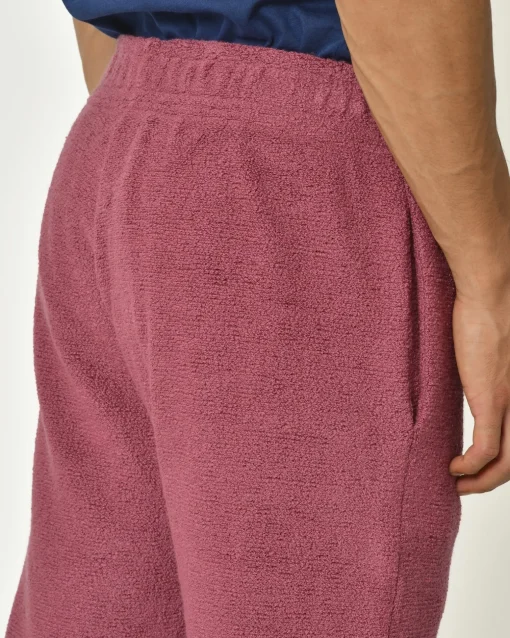 La Piscine Paris Pantalon en laine mélangée framboise Erevan*Homme Pantalons