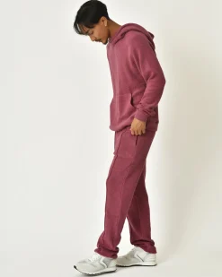 La Piscine Paris Pantalon en laine mélangée framboise Erevan*Homme Pantalons