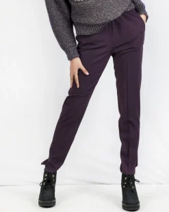 La Piscine Paris Pantalon en laine prune Forte Forte*Femme Pantalons