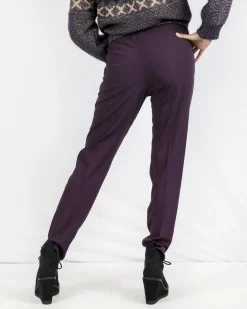 La Piscine Paris Pantalon en laine prune Forte Forte*Femme Pantalons