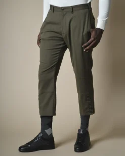 La Piscine Paris Pantalon en laine raccourci Gabriele Pasini*Homme Pantalons