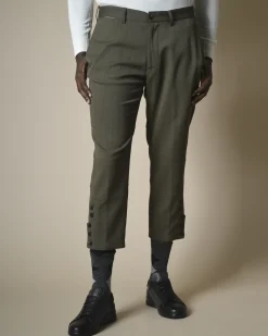 La Piscine Paris Pantalon en laine raccourci Gabriele Pasini*Homme Pantalons
