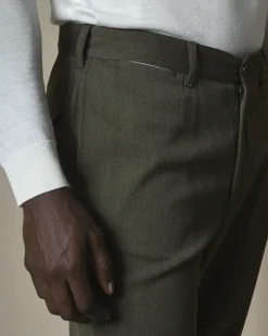 La Piscine Paris Pantalon en laine raccourci Gabriele Pasini*Homme Pantalons