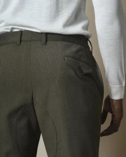 La Piscine Paris Pantalon en laine raccourci Gabriele Pasini*Homme Pantalons