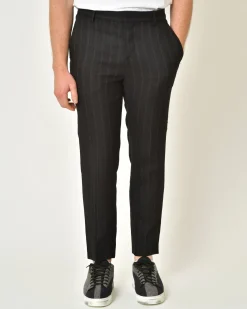 La Piscine Paris Pantalon en lin et laine vierge mélangé Malloni*Homme Pantalons