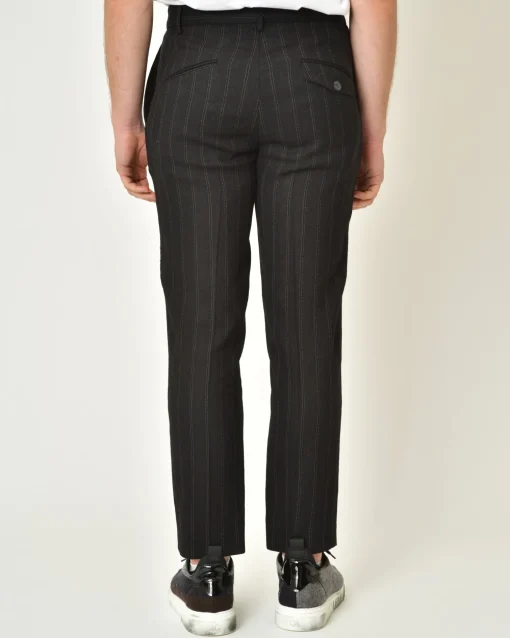 La Piscine Paris Pantalon en lin et laine vierge mélangé Malloni*Homme Pantalons
