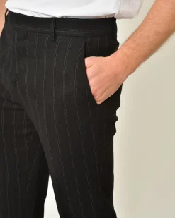 La Piscine Paris Pantalon en lin et laine vierge mélangé Malloni*Homme Pantalons