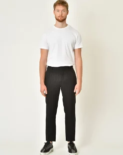 La Piscine Paris Pantalon en lin et laine vierge mélangé Malloni*Homme Pantalons