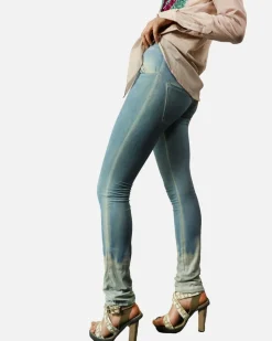 La Piscine Paris Pantalon en nubuck délavé Phisique Du Role*Femme Pantalons