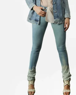 La Piscine Paris Pantalon en nubuck délavé Phisique Du Role*Femme Pantalons