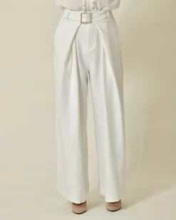 La Piscine Paris Pantalon en serge à ceinture Edward Achour*Femme Pantalons|Bas Femme